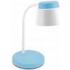 GTV Stolní lampa Helin, 6W, 350lm, AC220–240V, 3-CCT, PF> 0,5, RA>80, modrá