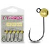 Delphin Jigová Hlavička T-AREA BL Wolframový Jig Zlatý 5 ks - #6 / 0,6 g / 4 mm
