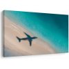 Obraz pláž a tieň lietadla