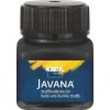 Farba na svetlý a tmavý textil Javana 20 ml čierna