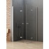 New Trendy New Soleo sprchovací kút 90x80 cm štvorcová chromová lesklé/priehľadné sklo D-0148A/D-0153A