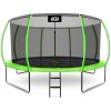 Aga SPORT EXCLUSIVE Trampolína 430 cm Svetlo zelená + ochranná sieť + rebrík