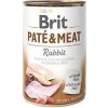 Brit Paté & Meat Rabbit 400g: prémiové zajačie krmivo pre psy