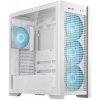 POUŽITÉ - ASUS skříň TUF GAMING GT302 TG ARGB WHITE/ ATX / průhledná bočnice / 4x 140mm ARGB / bez zdroje / bílá 90DC00I3-B19000-VYP