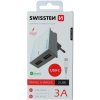 Swissten sieťový adaptér 2xUSB, 3A + Dátový kábel USB/Type USB-C 1,2 m - biely 22043000