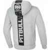Pitbull West Coast HILLTOP 23 mikina na zips s kapucňou dark grey melange Farba: šedá, Veľkosť: 3XL
