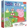 Súbor hier 2v1 Človeče, nehnevaj sa, Hady a rebríky Peppa Pig / Prasiatko Peppa v krabici 24x24x5,5cm