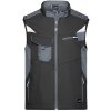 James & Nicholson Pánska softshellová vesta JN845 Black