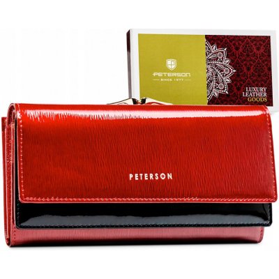 Dámská peněženka Peterson PTN 421028-SH červená, černá