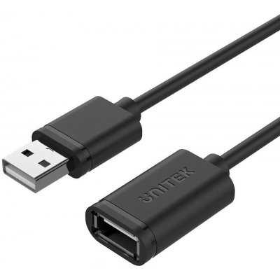 Unitek Y-C417GBK predlžovací USB 2.0 AM-AF, 3m, černý