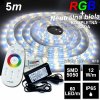 LEDprodukt 5m pásik 60LED/m SMD5050 12W/m IP65 RGB-NW (RGB+neutrálna biela) - Kompletná sada