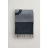 DEKA GANT LOGO THROW 130X180 EVENING BLUE