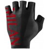 Castelli AC MILAN gloves, Black/ Red Veľkosť: XL Letné cyklistické rukavice v AC Milan dizajne