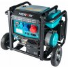 Heron 8896147 | Elektrocentrála rámová benzínová s podvozkom 8,2 kW, 400 V, elektrický štart