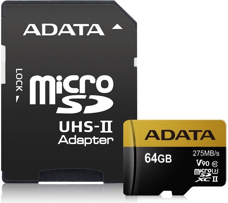 ADATA microSDXC Class 10 64GB AUSDX64GUII3CL10-CA1