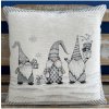 Gobelínová obliečka na vankúš 42x42 cm Chenille 1279 Viacfarebná 42x42 cm