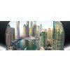 Panoramatická fototapeta - PA4127 - Dubaj mrakodrapy 250cm x 104cm - Vliesová fototapeta