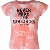 Tričko metal ROCK OFF Sex Pistols NMTB Lady PINK Čierna