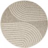 Najkoberce Patio 5029/178 béžový / hnedý kruh 160 cm kruh