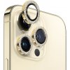 NORTHJO sklá posádzané kamienkami na ochranu šošoviek zadného fotoaparátu pre iPhone 11 Pro / 11 Pro Max / 12 Pro - zlatá - možnosť vrátiť tovar ZADARMO do 30tich dní