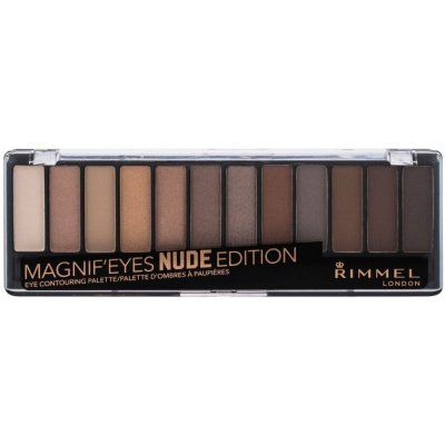 RIMMEL London Magnif Eyes Contouring Palette 001 Nude Edition očné tiene 14,16 g