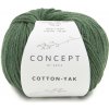 COTTON-YAK Katia Farby COTTON-YAK: 125 tmavá zelená - VÝPREDAJ