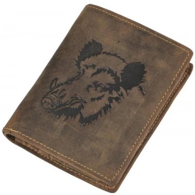 GREENBURRY 1701 Diviak - kožená peňaženka hnedá