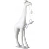 Biela dekoračná stojacia lampa ŽIRAFA