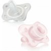 CHICCO Cumlík Physio Mini Soft celosilikónový 0-2m dievča 2 ks