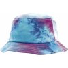 Flexfit Festival Print Bucket Hat purple turquoise
