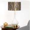 Elstead Elstead MILO-AB-TL-VOGPB - Stolná lampa MILO 1xE27/60W/230V šedá/zlatá ED0714 + záruka 3 roky zadarmo + záruka 3 roky zadarmo