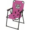 Linder Exclusiv | Kempingová stolička KINDER - Skladacia KC6000 - Farba Ružová KC6000