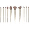 So Eco Flawless 12 Piece Brush Set kontúrovací štetec 1 ks + kefka na obočie 1 ks + štetec na očné tiene 4 ks + štetec na obočie 2 ks + štetec na púder 1 ks + štetec na korektor 1 ks + štetec na lícen