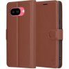 Techsuit Leather Folio puzdro pre Google Pixel 9a – hnedé
