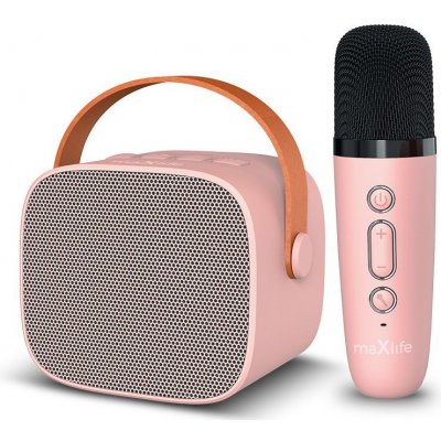 Maxlife Bluetooth karaoke reproduktor MXKS-100 ružový