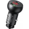 Nabíjačka do auta Mcdodo CC-7030, USB + USB-C, s displejom, 45 W (čierna)