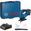 Bosch - 18V AKU priamočiara píla, 1x aku 4,0 Ah, nabíjačka 06015B7022