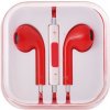 UNIVERZÁLNE STEREO SLÚCHADLÁ MEGA BASS HQ (handsfree) - červené