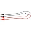 GRAUPNER Nabíjecí kabel s 4mm ochrannými zástrčkami 1 m (GR3041.SL)