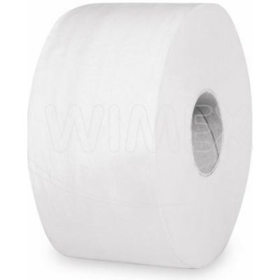 Wimex Toaletný papier, Tissue2vrstvý biely JUMBO 19cm 145m, 12ks