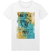 Van Halen tričko Pasadena '77 Biela L