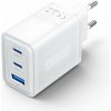 Nabíjačka do siete Vention 3-Port USB (C+C+A) GaN Charger (65W/65W/30W) EU-Plug White (FERW0-EU)