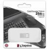 Kingston USB flash disk, USB 3.0, 256GB, DataTraveler Micro G2, strieborný, DTMC3G2/256GB, USB A