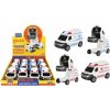 Autorobot na zotrvačník 11cm/2druhy - sanitka -