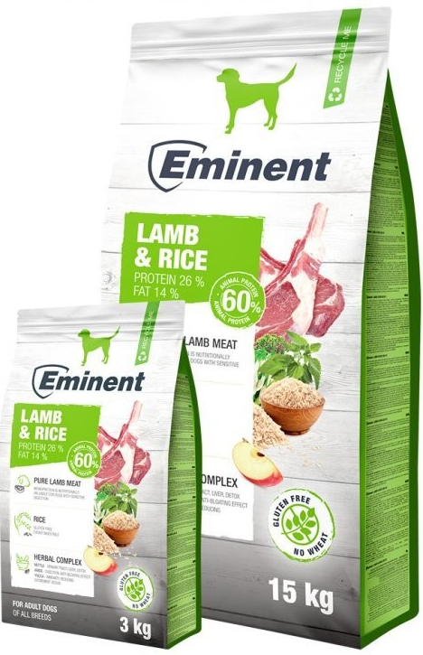 Eminent Lamb & Rice 26/14 18 kg