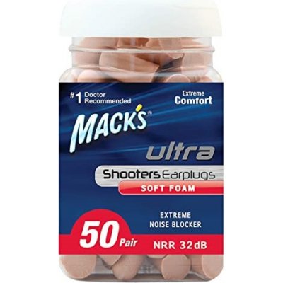 Mack's Ultra Soft Ultra mäkké štuple do uší 50 párov