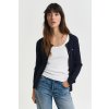 Gant STRETCH COTTON CABLE CARDIGAN EVENING BLUE