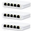 UBIQUITI UBNT UniFi Switch USW-Flex-Mini-3, 3-pack [5xGigabit, 1xPoE In] USW-Flex-Mini-3