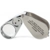 Verk 09109 Skladacia lupa 40x + LED UV