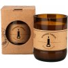 AROMKA Prírodná vonná sviečka sójová v pivovej fľaši, Levanduľa, 150 ml